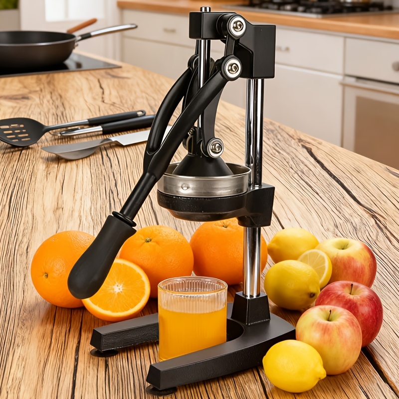 Citrus Juicer Bar - เครื่องคั้นน้ำผลไม้แบบมือหมุน - เครื่องคั้นน้ำผลไม้โลหะสำหรับผลไม้ตระกูลส้ม - เครื่องสกัดน้ำผลไม้ -