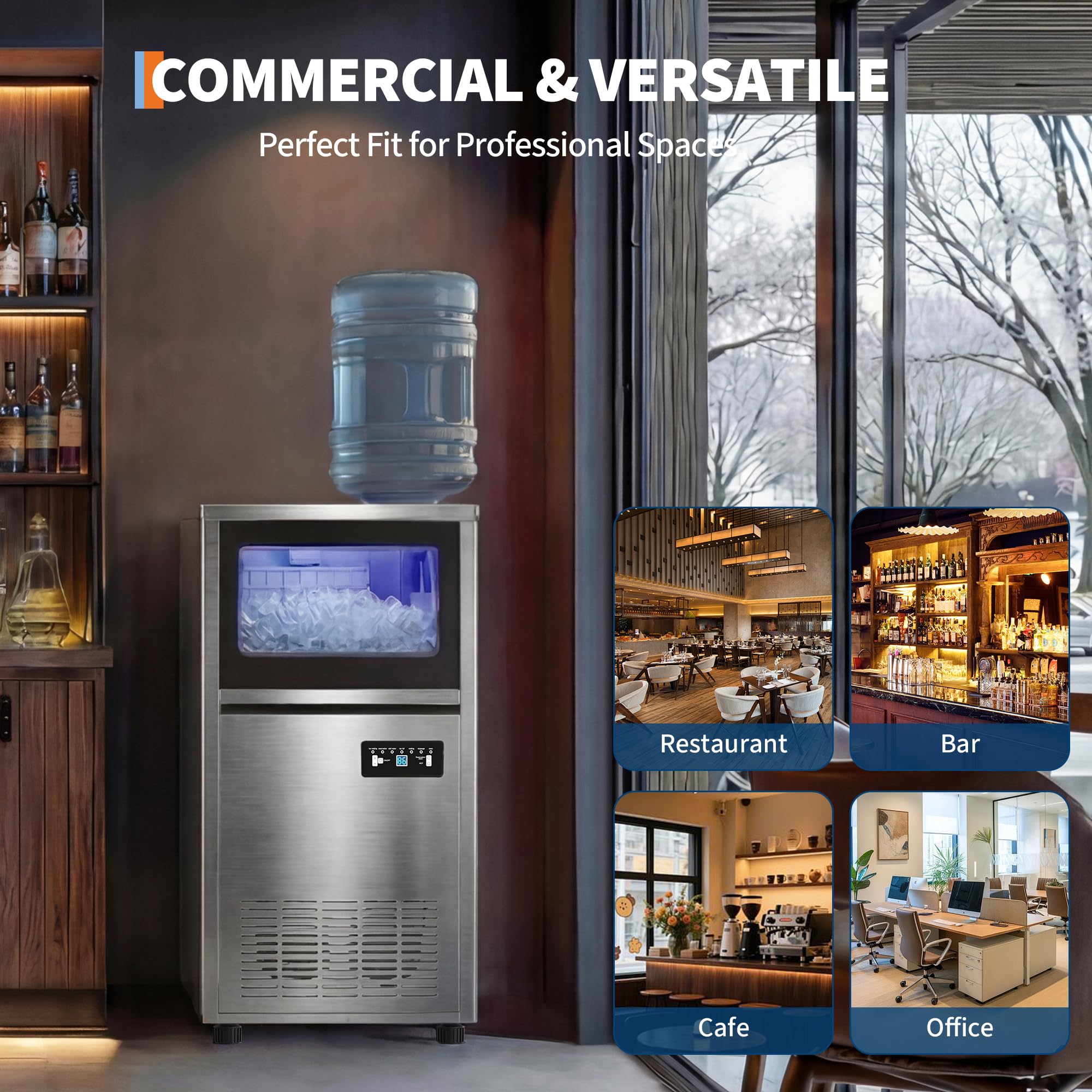 เครื่องทำน้ำแข็งเชิงพาณิชย์ 12 - Home Bar And Counter บทวิจารณ์และราคา