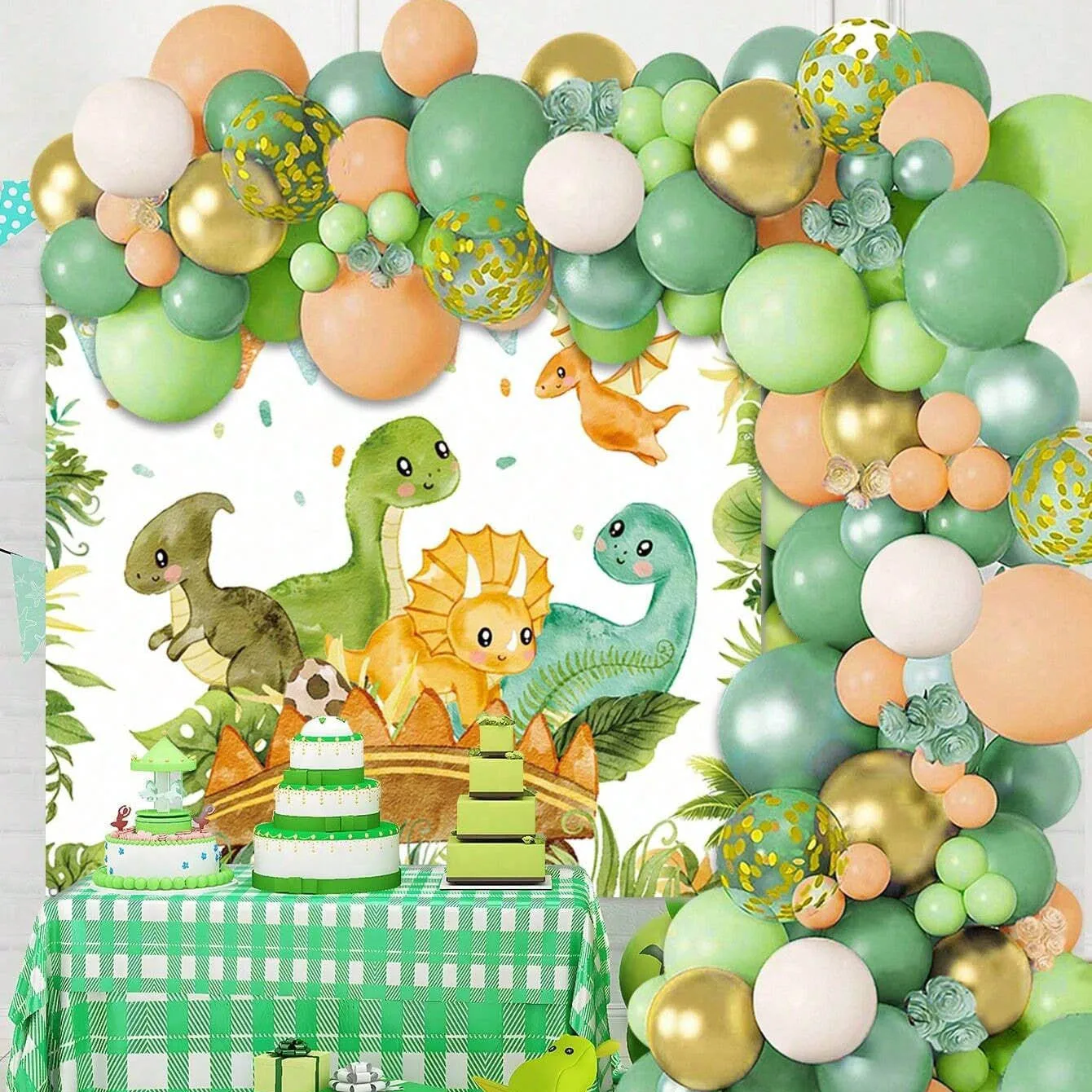 ชุดลูกโป่งไดโนเสาร์สำหรับงานวั - Home Bargains บทวิจารณ์และราคา