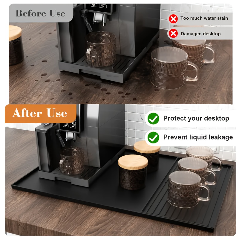 แผ่นรองกาแฟซิลิโคนขนาดใหญ่พิเศ - Home Bar And Counter บทวิจารณ์และราคา